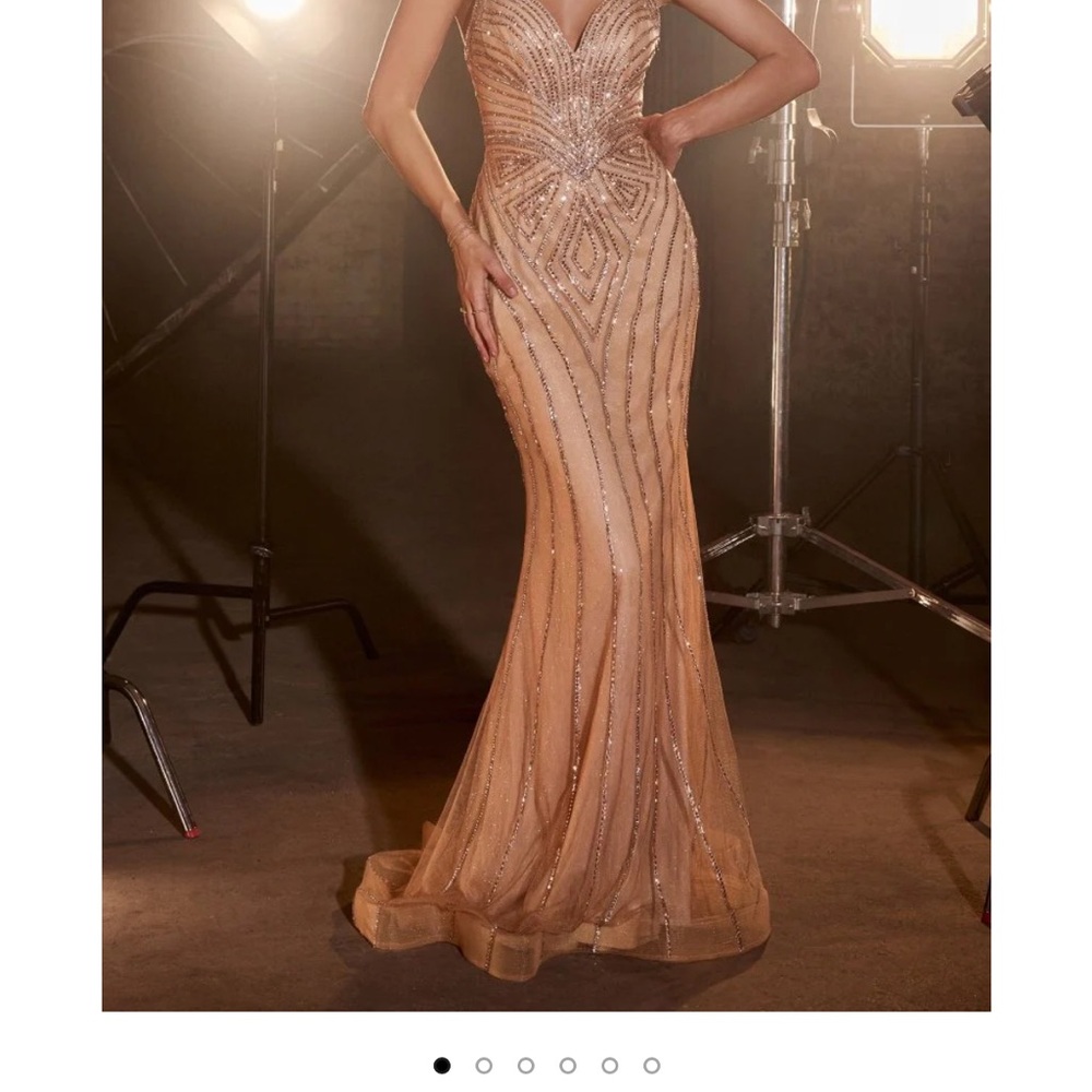 Elegant Evening Gown in Gold